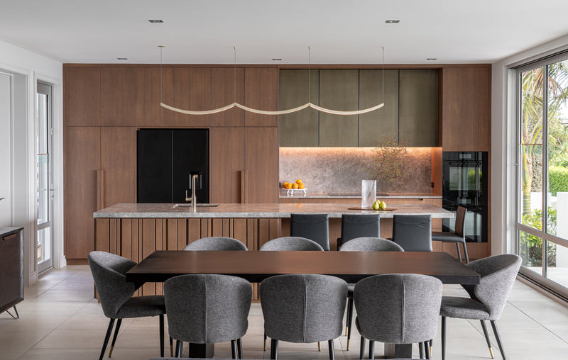 Mellons Bay Kitchen with Chadwell Antique Brass
