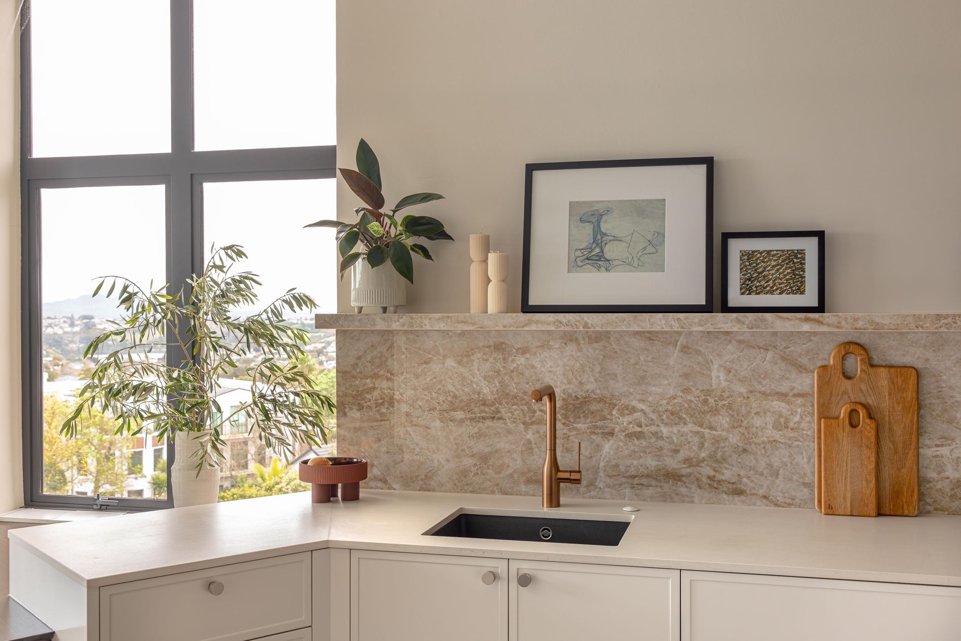 High-Rise Apartment Renovation with Timeless Elegance